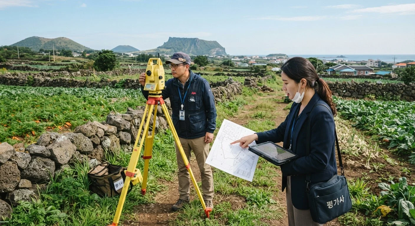 제주 제2공항 보상 절차 및 대상 총정리: 토지·건물·농지 보상 기준과 준비서류 1 제주 제2공항 보상 대상 토지 및 지장물 감정평가 현장 조사