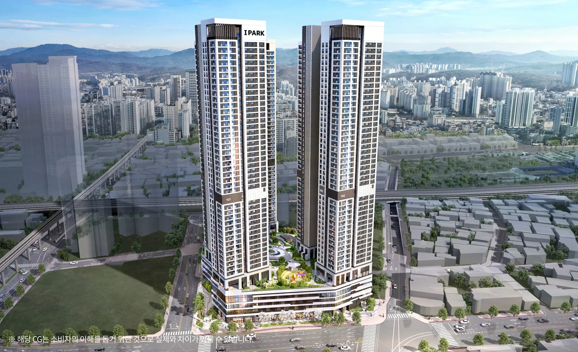의정부역 센트럴 아이파크 3차 무순위 임의공급 15세대|8월 21일·7.4~8.3억 2 의정부역 센트럴 아이파크 3차 무순위 단지 조감도