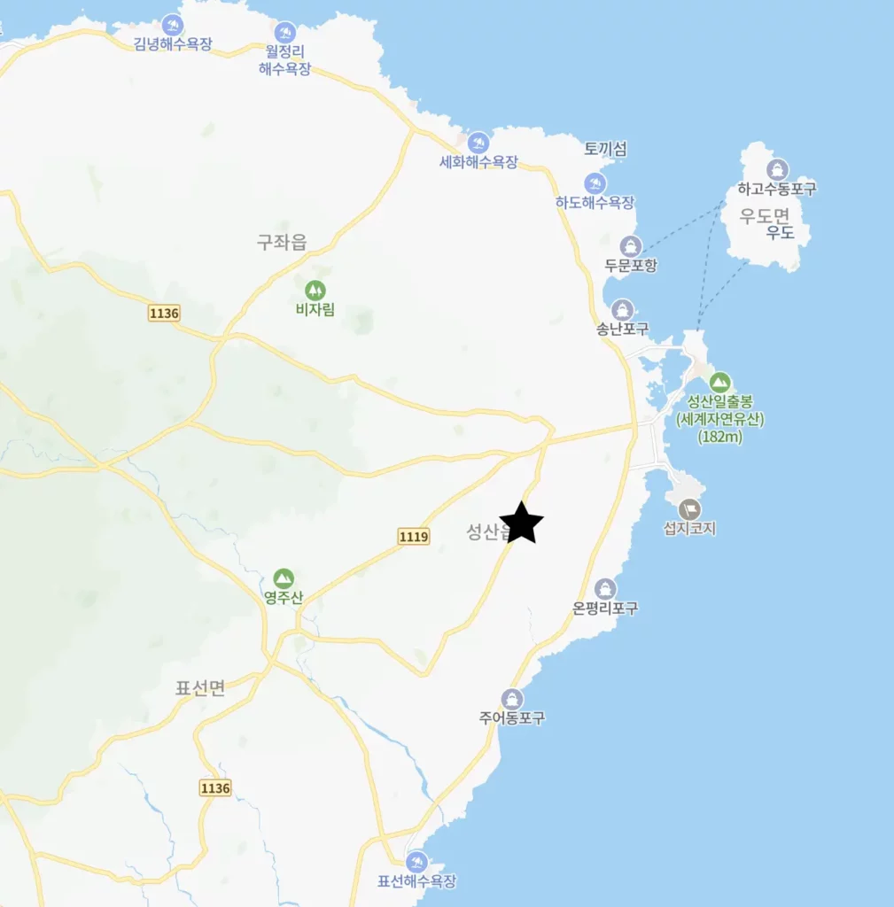 제주 제2공항 위치와 사업부지, 성산읍 어느 마을에 들어서나 2 제주 제2공항 대략 위치
