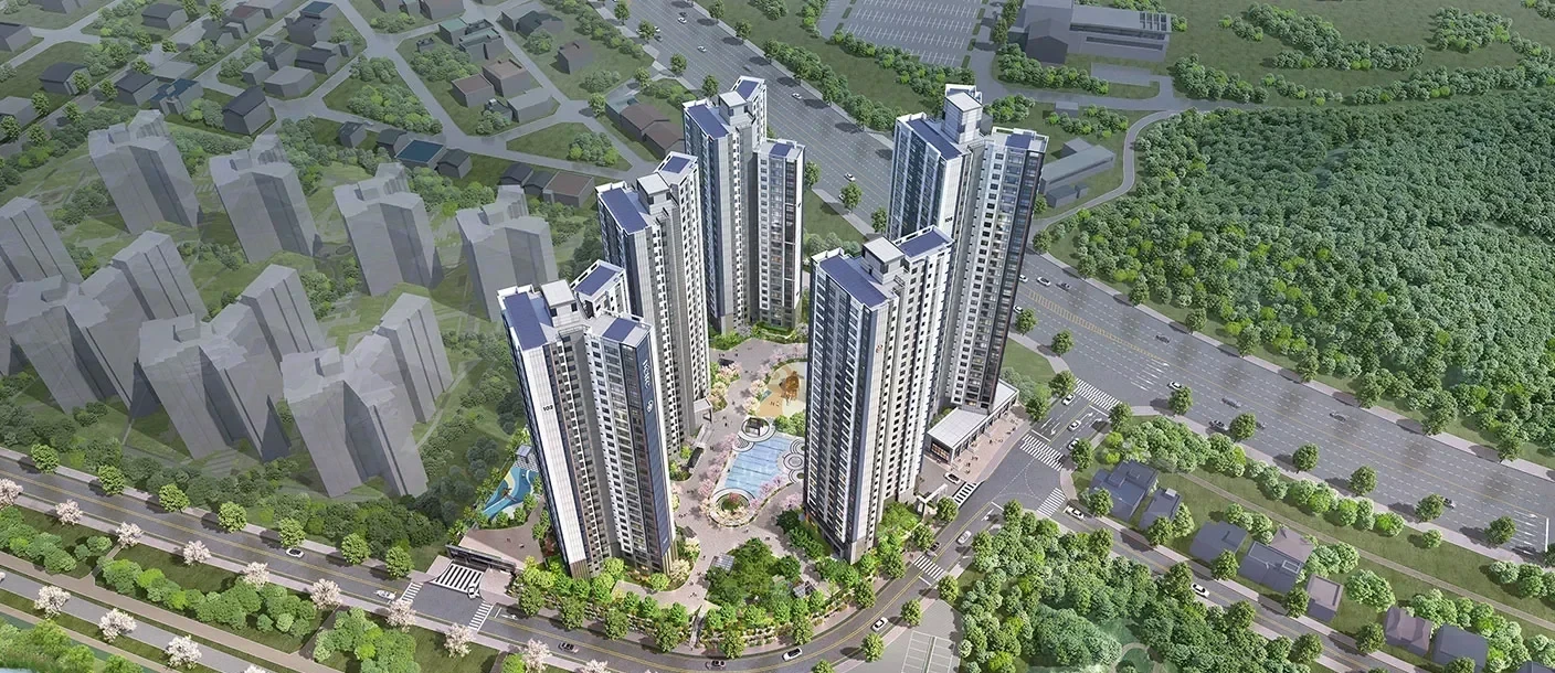 더샵 청주그리니티 무순위 2세대|9월 28일·3.5~3.9억 2 더샵 청주그리니티 무순위 단지 조감도