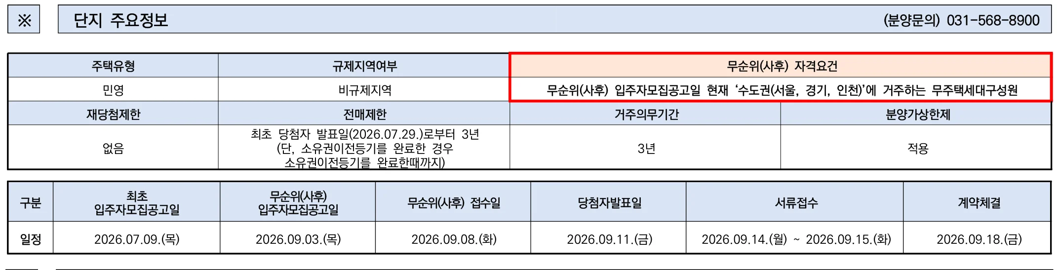 남양주 진접 서한이다음 무순위|수도권 무주택·9월 8일 1 남양주 진접 서한이다음 무순위 핵심 일정 및 신청 자격