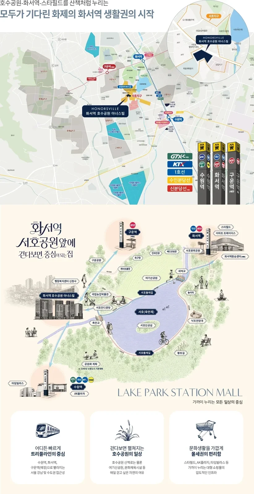 화서역 호수공원 아너스빌 무순위 169세대 청약, 전국 무주택 자격과 분양가는? 3 화서역 호수공원 아너스빌 무순위 입지 환경